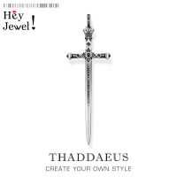 Pendant Courage Sword, Brand New Vintage Jewelry Europe 925 Sterling Silver Accessories Mythical Gift For Woman Men