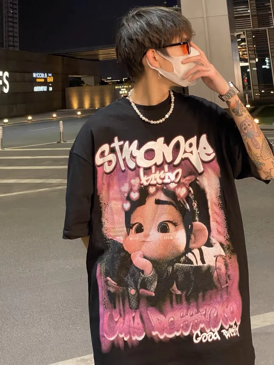 Áo Thun Áo Phông Babie Strange 2023 (In 2 Mặt) - Tokyo Shop Áo Form Rộng Tay