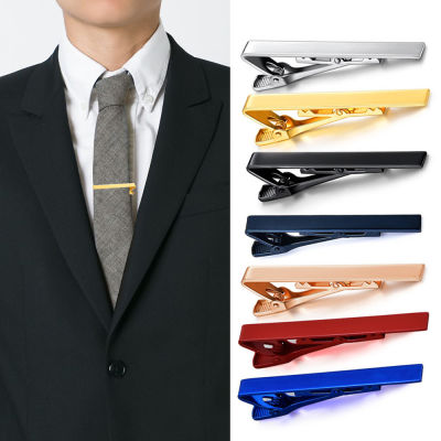 ใหม่โลหะเงินสี Tie คลิปสำหรับผู้ชายเนคไท Tie Clasp คลิปสุภาพบุรุษ TIES บาร์คริสตัล Tie Pin สำหรับชายอุปกรณ์เสริม-Yrrey