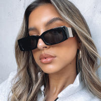 Fashion Black Rectangle Sunglasses Women Trendys nd Designer Summer Traveling Small Square Sun Glasses Lady Shades UV400