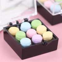 Kocoo 1:12บ้านตุ๊กตา Macaroon ของหวานชาอาหารว่างของเล่นอุปกรณ์ตกแต่งห้องครัว