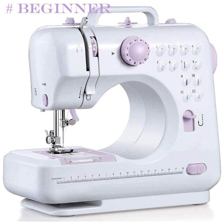 2021portable-sewing-machine-mini-electric-household-crafting-mending-overlock-12-stitches-with-presser-foot-pedal-beginners