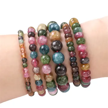 Rainbow Tourmaline Bracelet – Heavenly Crystals Online