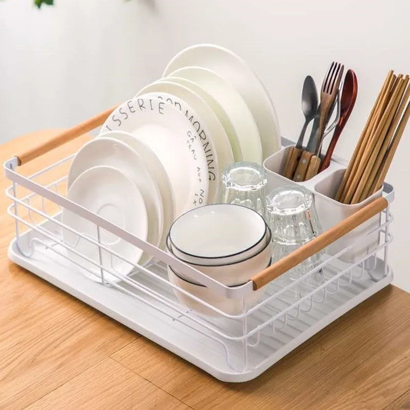 Aluminum Kitchen Dish Drying Rack (Silver) – Brian&Dany