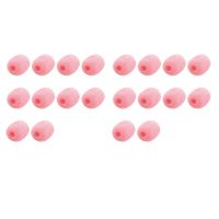 20 Pack Lapel Headset Microphone Windscreen, Microphone Sponge Foam Cover Mini Size Lavalier Microphone Windscreen Pink