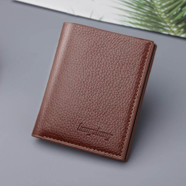 money-clip-leather-pu-purse-short-wallet-coin-purse-multi-card-slots-mens-business-pu-leather