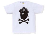 NicefeetTH - BAPE Ape Crossbone College Tee (WHITE)