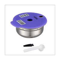Coffee Capsule Pod for Bosch Tassimo Machine Refillable Filter Pod Silicone Lid Replacement Espresso Coffee