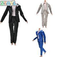 Newest 3 Pcs/set Handmade Doll Clothes Accessories For Doll Ken Bride Suit With White Shirt For Boy Firend