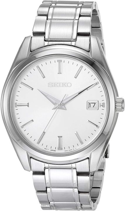 Đồng hồ Seiko cổ sẵn sàng (SEIKO SUR307 Watch) Seiko Essentials Japanese  Quartz With Stainless Steel