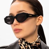 Womens Sunglasses Sun Protection Uv Protection Fashion Personality Retro Cat Eye Sunglasses Street Shot Concave Shape Driving