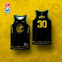 GOLDEN STATE WARRIORS FULL SUBLIMATION - Jeddah NBA Jersey