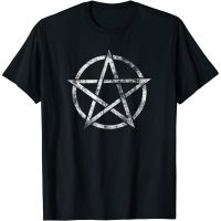 Pentagram Gothic T เสื้อตลกน่ารักผู้ชาย Unisex T เสื้อลำลอง Harajuku Streetwear ฤดูร้อนเสื้อผ้าญี่ปุ่น O-Neck Tees Tops คุณภาพสูง