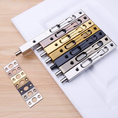 Stainless Steel Extended Bolts Cassette Door Latch Son-mother Door World Bolt Invisible Double-open Door Concealed Latch Door Hardware Locks Metal fil