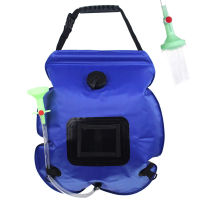 Portable Outdoor Solar Shower Bag Removable Water Bag with Shower Head For Camping Hiking Climbing FHJ889