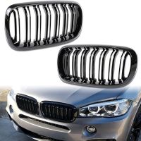 Front Bumper Kidney Grille Grill Cover Replacement Accessories for X5 F15 X6 F16 X5M F85 X6M F86 2014-2019