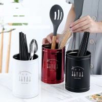 【CW】 Stainless Steel Standing Cutlery Utensil Holder Drainer Spoon Fork Chopsticks Storage Basket Rack Kitchen Accessories Organizer