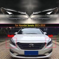 กรอบไฟหน้ารถยนต์สำหรับ Hyundai Sonata 2015 2016ฝาครอบไฟหน้ารถอะไหล่รถยนต์ฝาครอบออโต้