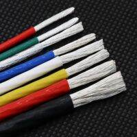 5/10/20M Silver Plated PTFE Wire 30/28AWG Dia0.68/0.8mm High Purity OFC Copper Cable HiFi Audio Speaker Headphone DIY