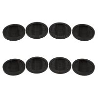 Furniture Castor Cups 8 PCS, Rubber Feet Pads Non Slip Furniture Coasters for Chair Leg Floor Protectors Bed Sofa Wheel