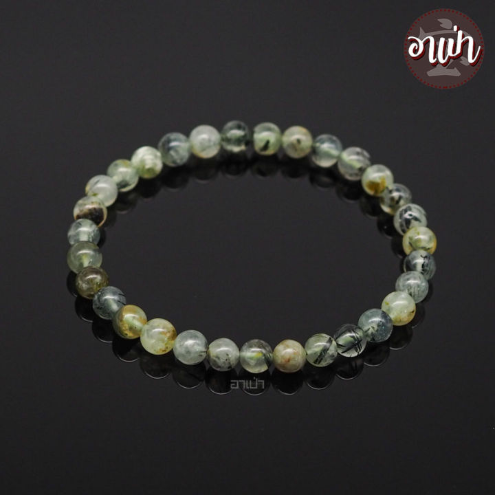 อาเป่า-หินพรีไนต์-prehnite-ขนาด-6-มิล-หินแห่งการพยากรณ์-ช่วยให้ล่วงรู้สิ่งต่างๆ-กำไลหินสี-กำไลหินนำโชค-หินสีเขียว-หินมงคล-สร้อยข้อมือ