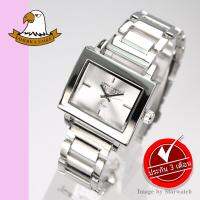 AMERICA EAGLE นาฬิกาข้อมือผู้หญิง สายสแตนเลส รุ่น AE076L - Silver/ฺฺSilver