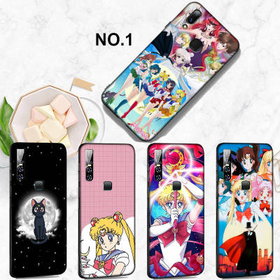 Casing หรับ Vivo Y20 Y30 Y31 Y50 Y51 Y12s Y5s Y70 Y19 S7 V23 Pro Y20i Y20s Y21 Y33s Y21S Y11s V19 V20 SE EL97 Sailor Moon Anime Pattern Phone เคสโทรศัพท์