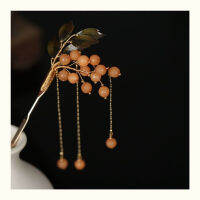 (ร้อน) fxlry Original handmade Fruit Design hairpin step-shaking headdress hairpin Maruko อุปกรณ์เสริมผม