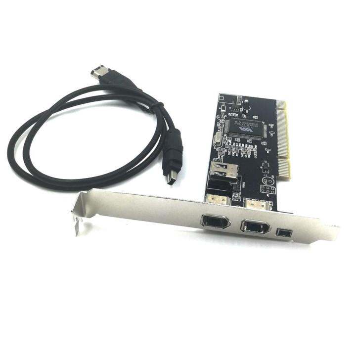3 Ports 2x6 Pin 1x4 Pin Ieee 1394 Firewire Card Pcie Firewire 800