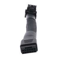 16Pin Video Card Elbow New Video Card 12VHPWR Straight Head Turning Head Line PCIE 5.0 Elbow Line 12+4P 90 Degree