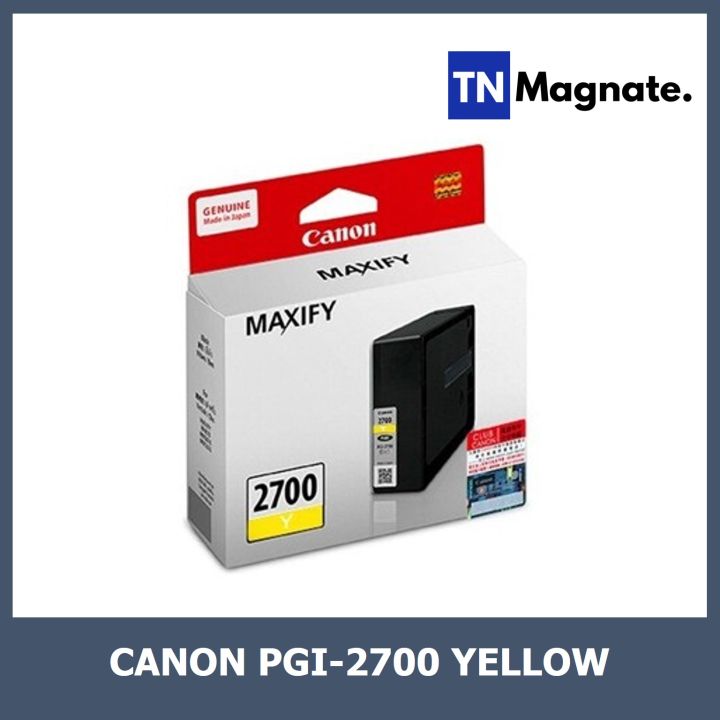 หมึกพิมพ์อิงค์เจ็ท-canon-pgi-2700-yellow