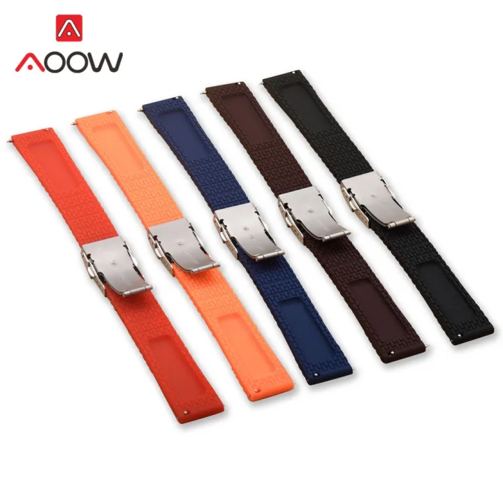 18mm-20mm-22mm-24mm-silicone-strap-folding-buckle-for-samsung-galaxy-watch-gear-s2-s3-quick-release-rubber-bracelet-strap-band