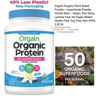 Bột Pha Orgain Organic Protein đạm hưu cơ thực vật Gym - Keto thumbnail