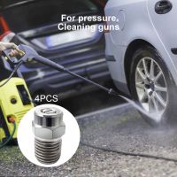 +【‘ 4Pcs Home Pressure Washer 2.5 Orifice 25 Degree Water Male Threaded Replacement Part 4500 PSI Spray Nozzles Sur Cleaner Tips