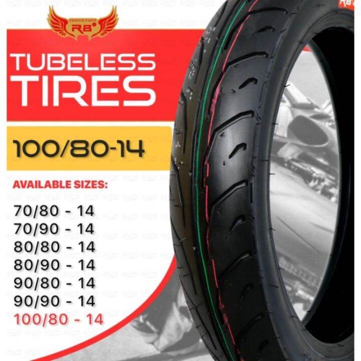 【READY STOCK】 ♛R8 Motorcycle Tubeless Tire☼ Lazada PH