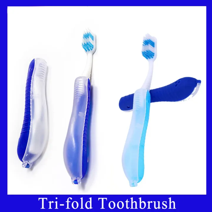 Foldable Toothbrush Portable travel toothbrush (family use | Lazada PH