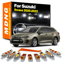 MDNG 12Pcs Canbus LED ภายในแผนที่โดม Trunk Light Kit สำหรับ Suzuki Swace 2020 2021 2022รถ Led หลอดไฟไม่มีข้อผิดพลาดอุปกรณ์เสริม