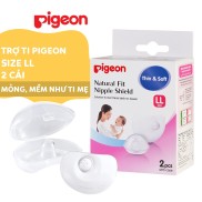 Trợ ti Pigeon size LL, hộp 2 pcs, không BPA an toàn cho bé