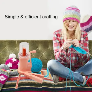 Creative DIY Hand Knitting Machine Embellish Knit Loom Spool