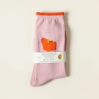 [WARMGREY TAIL] ARMCHAIR-PINK SOCKS 230 - 280mm (free size)