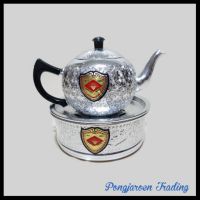 โปรแซ่บ กาน้ำชา ลายไทย พร้อมถาด ขนาด 14/18 ซม.Tea kettle and tea tray ตราเพชร Diamond brand