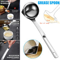 SUC Oil Filter Spoon Stainless Steel Long Handle Spoon For Hot Pot Restaurant Home Kitchen New