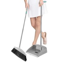 Broom And Dustpan Set Scoop Cleaning Brush Dust Magic Sweeper Floor Toilet Home Products Shovel Dust Pan Grabber Must Have