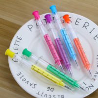 น้ำยาทาผิวพลาสติก™ปากกาพยาบาลน่ารักโรงเรียน6ชิ้น/เซ็ตมม. ปากกาเจลเติมสีดำปากกาเครื่องเขียนสำหรับนักเรียนสำนักงานปากกาของขวัญปากกาสำหรับเครื่องใช้สำนักงาน0.5