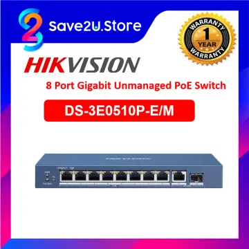 Hikvision 8 Port Gigabit PoE Switch DS-3E0510P-E/M
