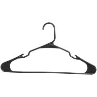 Standard Plastic Hangers, Notched, Non-Slip,Set Of 24 Durable and Slim