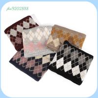 JHA9202888 ซับในหนาขึ้น สนับแข้งคอถัก ลายสก็อต เก็บความอบอุ่น ที่อุ่นคอ ลำลองแบบสบายๆ ผ้าพันคอหลอดสกี ฤดูหนาวฤดูใบไม้ร่วงฤดูหนาว