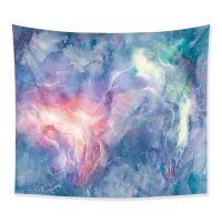 Colorful Cloud Girl Bedside Tapestry Bedroom Background Wall Decoration Tablecloth Curtain Hang Cloth