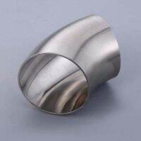 63mm 2.5 quot; O/D 304 Stainless Steel Sanitary Weld 45 Degree Elbow Pipe Fitting