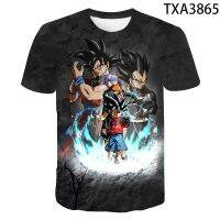 2023 Customized Fashion Japanese anime Seven 9527 peripheral the series of original Wukong  short sleeve T-shirts mens 3D short sleeve loose half sleeve couple T-shirt，Contact the seller for personalized customization